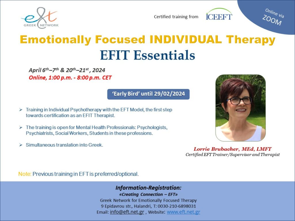 Emotionally Focused INDIVIDUAL Therapy, EFIT Essentials by Lorrie Brubacher