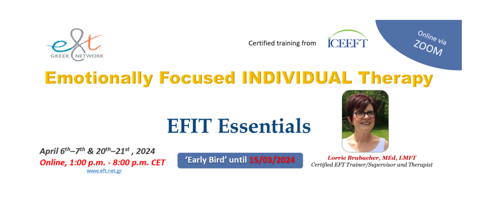 Emotionally Focused INDIVIDUAL Therapy, EFIT Essentials by Lorrie Brubacher